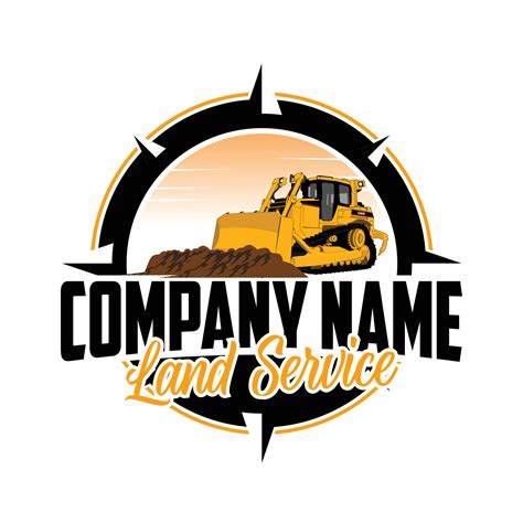 Land Service or Land Clearing Company Logo 24706154 Vector Art at Vecteezy