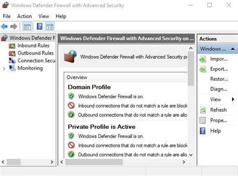Image result for Windows 10 Firewall