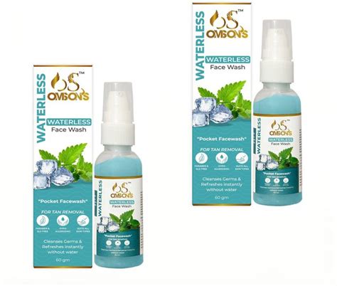 OMSONS Waterless Facewash For Women, Men, Girl & Boy ( pack of 2 ) Face ...