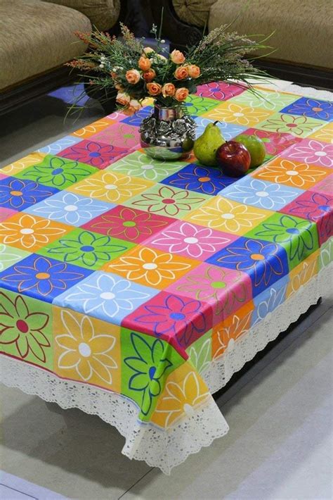 Buy CASA-NEST Thick Rectangular Rectangular Center Table Cover for2-4 ...