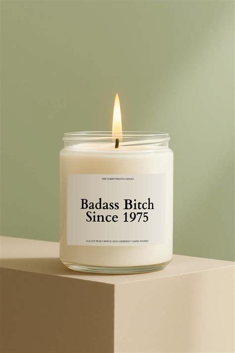 Funny 50th Birthday Gift, Badass Bitch Since 1975, Custom Birthday ...