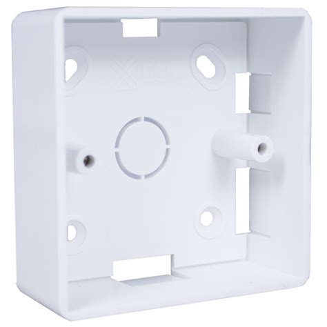 Leviton 1-Gang Box Depth Surface Mount Back Box, White, 40% OFF
