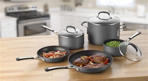 Calphalon Nonstick 10 Piece Cookware Set 的图像结果