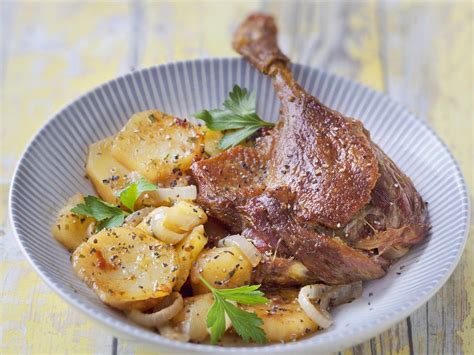 cuisse de canard aux pommes