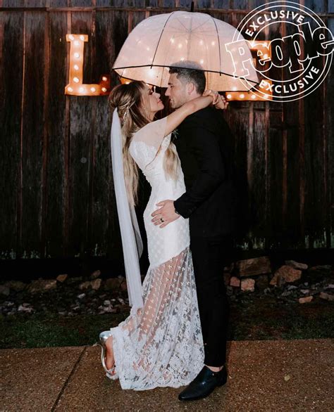 Michael Ray and Carly Pearce Didn't Let a Downpour Ruin Their Wedding Day