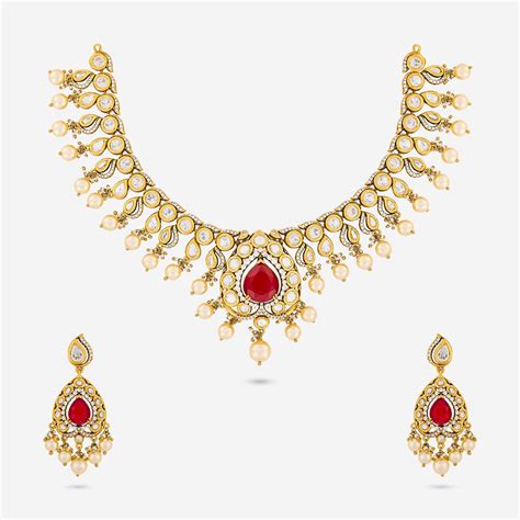 Royal Kundan Necklace | Traditional Long Kundan Necklace Set