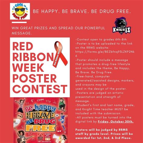 Red Ribbon Week Posters Examples