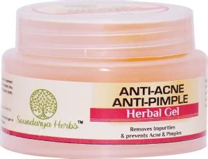 Soundarya Herbs ANTI- ACNE ANTI- PIMPLE HERBAL GEL Price in India - Buy ...