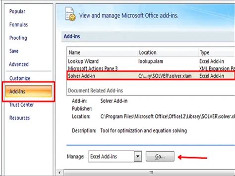 Image result for Solver Add-In Excel
