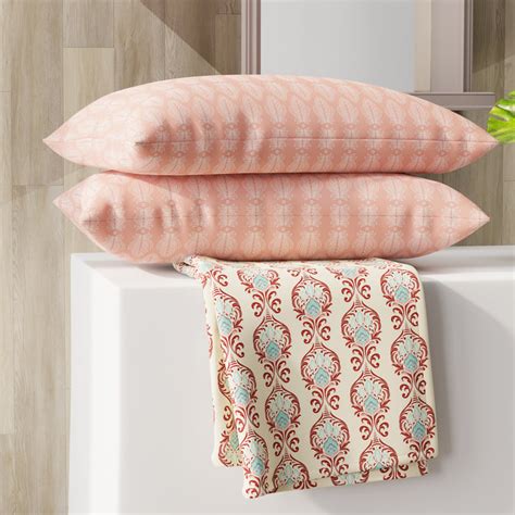 Buy COLOR SENSE Ivy Microfibre Printed 3Pcs Queen Bedsheet Set from ...