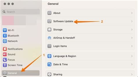 Mac Software Update 的图像结果