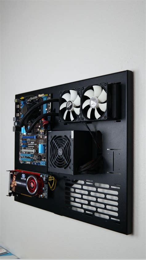 Image result for Wall Mount Open Computer Case