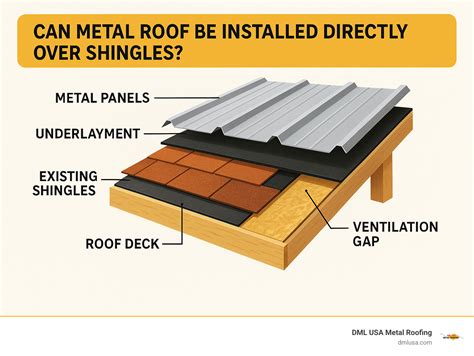 can metal roof be installed directly over shingles 7 Shocking Risks 2025
