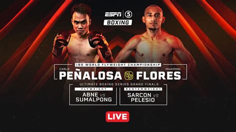 Livestream Ultimate Boxing Series Grand Finals and Peñalosa vs. Flores ...