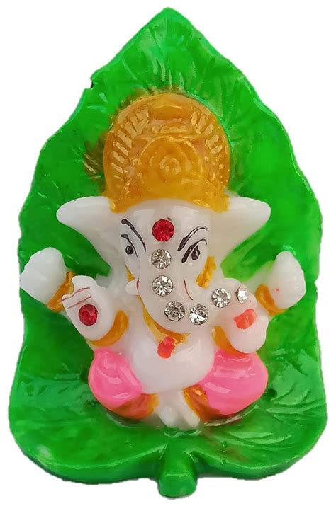 Buy Patta Ganesh Statue/Ganesha Idol/Ganpati Murti for Your Home/Office ...