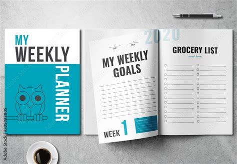 Weekly Planner Layout 的图像结果