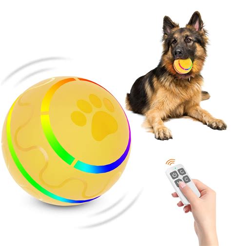 Pet Supplies : CUXMUX Remote Control Dog Ball, Automatic Active Rolling ...