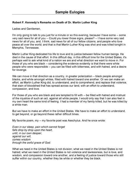 Funeral Eulogy Examples For Brother at Richard Richardson blog