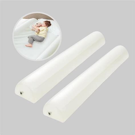Amazon.com: 2-Pack Inflatable Bed Rail for Toddlers - Secure Travel Bed Bumpers - Bed Guard for ...