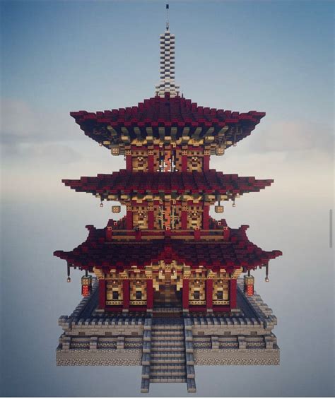Image result for Best Minecraft Japanese Temple Tutorial