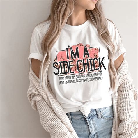 I'm a Side Chick Shirt,thanksgiving Shirt,funny Chick Shirt,side Chick ...
