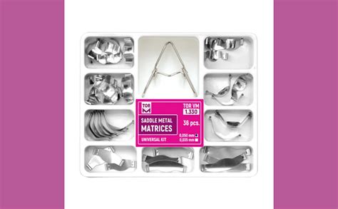 InstruDent Saddle Metal Matrices – Universal Kit No. 1.330 (18 pcs ...