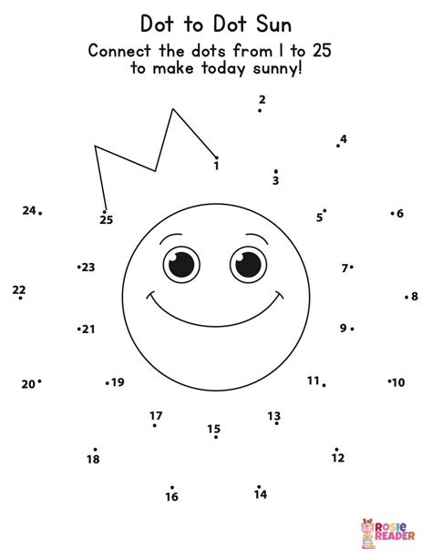 Dot to Dot Sun - Reading adventures for kids ages 3 to 5
