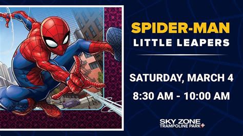 Spider-Man Little Leapers, Sky Zone Everett, March 4 2023 | AllEvents.in