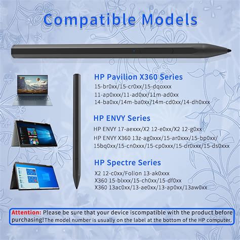 SSS·GRGB Stylus Pen for HP Envy X360 Pavilion X360 Specter India | Ubuy