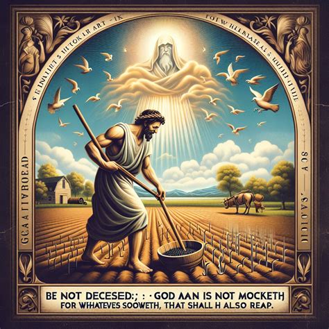 What does Galatians 6:7 mean? | Bible Art