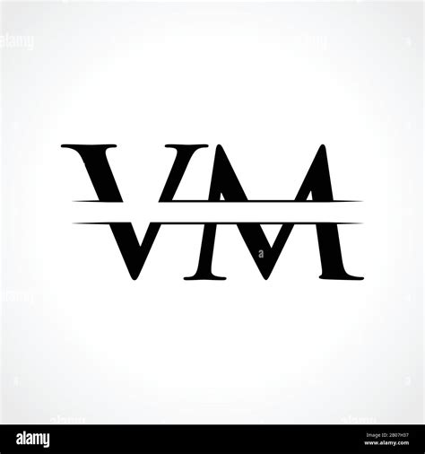 inital name VM letter logo design vector illustration, best for your ...