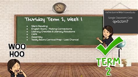 Image result for First Week of Term Part 2