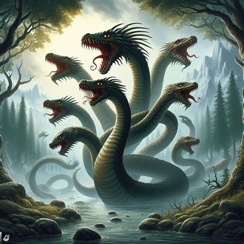 Hydra - Greek serpent slain by Heracles | mythicalcreatures.info