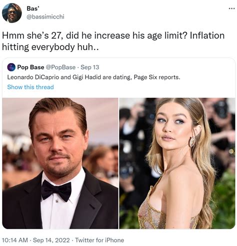 Hmm she's 27, did he increase his age limit? Inflation hitting ...