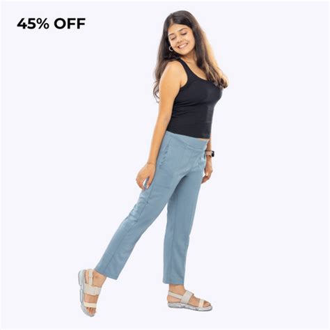 All-Day Easy Move Stretch Straight Fit Cigarette Pants – Ellemeno