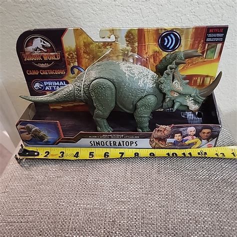 Mattel Jurassic World Sinoceratops Camp Cretaceous GREEN India | Ubuy