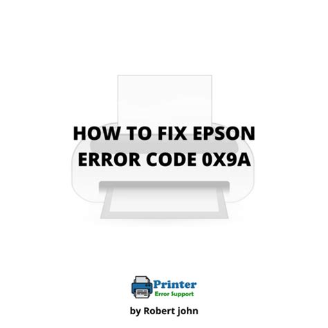 Image result for Epson Printer Error Code 0x9A