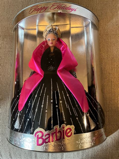 Rare Barbie Doll, Happy Holidays Barbie 1998, Special Edition Barbie ...