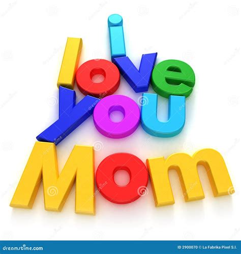 Te amo mama stock de ilustración. Ilustración de rojo - 2900070