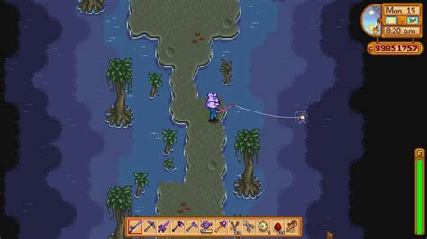 Stardew Valley Catfish Guide - Hold To Reset
