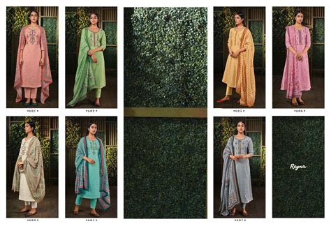 Gardenia Reyna Cotton Pant Style Suits Manufacturer – Kavya Style Plus