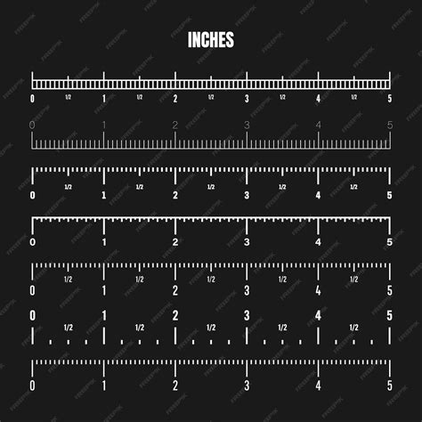 Image result for Inches Scale Vector