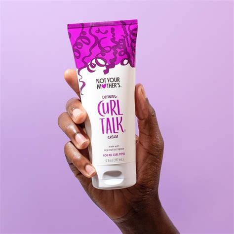 Not Your Mother's Curl Talk Defining Cream / Frizz Control Sculpting ...