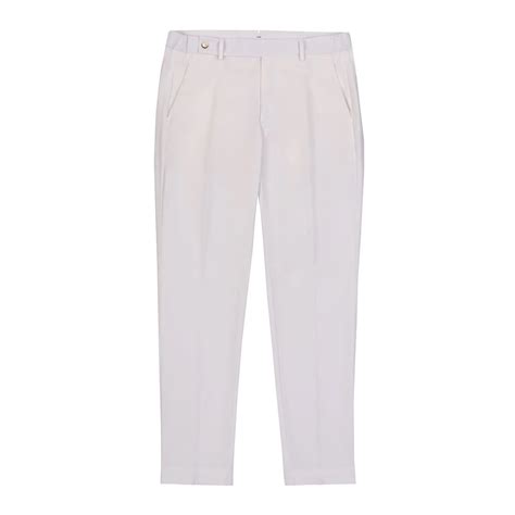 White Chino Pants in Slim Cut