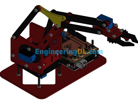 Robotic Arm SolidWorks 的图像结果