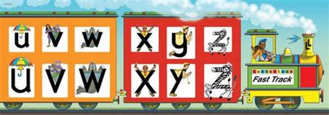 Class Train Frieze Straight Letterland Letterland S Wall Chart 1 ...