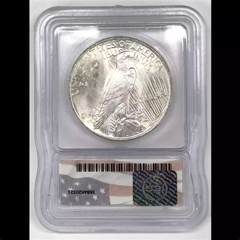1923 Peace Silver Dollar ICG MS-65 Dallas Hoard - Old Pueblo Coin