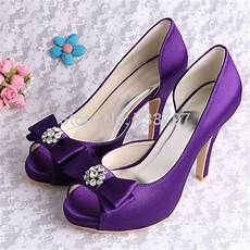 Purple Peep Toe Heels For Wedding by Wedopus High Heels Pumps Purple Wedding Shoes Prom Purple Peep Toe Heels For Wedding