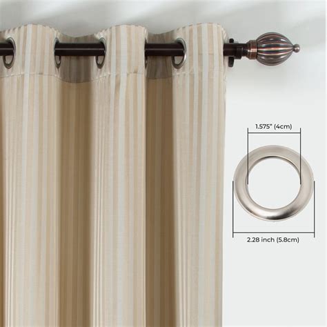 Buy DECO WINDOW Premium Set of 2 Striped Room Darkening Door Curtains ...