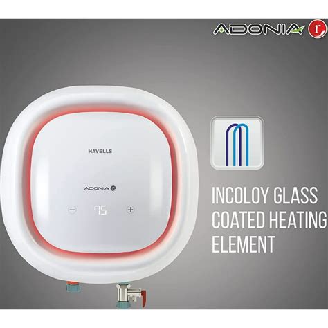 Havells 15.0 L GHWCARTWH015 Adonia Digital 5S Sp Fp Water Heater (Whit ...